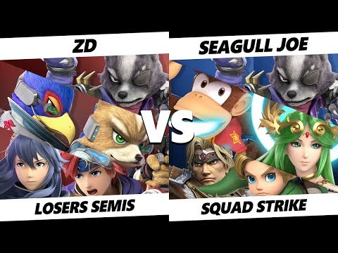 Smash Ultimate Tournament - ZD Vs. Seagull Joe - Launch 2 Squad Strike - Losers Semis