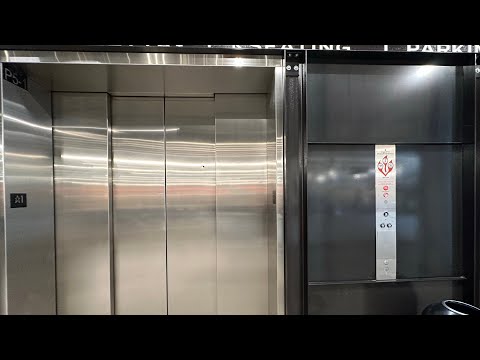 HUGE Kone Hydraulic Elevators/Lifts @ Whole Foods Union Station Downtown Denver CO