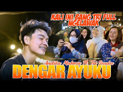 Lah Malah Ngelawak Ni Bang Tri!! Dengar Ayuku -  (Live Ngamen) Tri Suaka