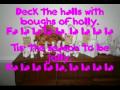 Deck the Halls Lyrics with Aly & AJ 