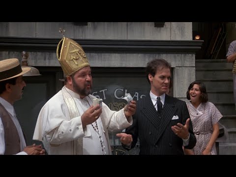 Johnny Dangerously (1984) Old Neighborhood With The Pope (Dom Deluise)