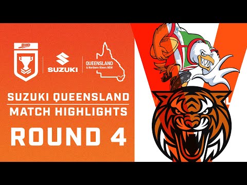 Suzuki Brisbane Tigers BMD Premiership Rd 4 2023 Match Highlights - vs Wynnum Manly Seagulls