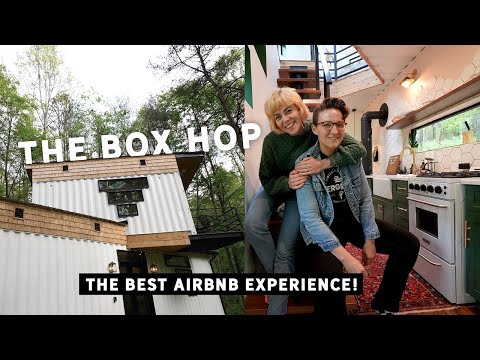 THE BEST AIRBNB! THE BOX HOP (Shipping Container Home) + Hocking Hills, Ohio