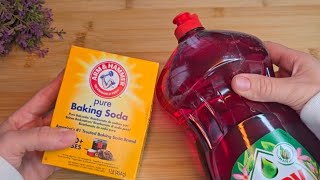 The best all-purpose cleaner I've ever tried. Mix detergent with baking soda and the result 🤩