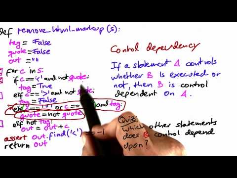 Control Dependency Solution Software Debugging