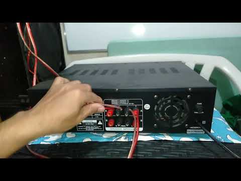 TAMANG PAGKABIT NG SPEAKERS SA AMPLIFIER