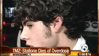 Sage Stallone, son of Sylvester, dies