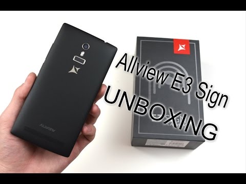 Allview E3 Sign - UNBOXING