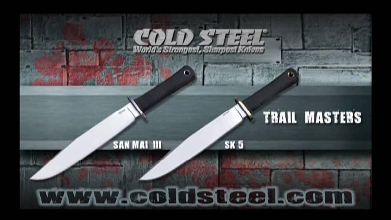 Cold Steel Trail Master Fixed Blade Knife (9.5" San Mai III) 16JSM