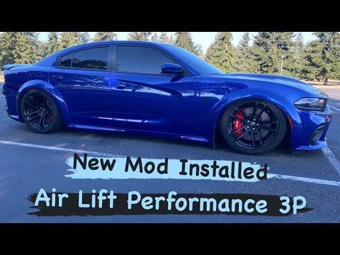 New Mod!! 2021 Dodge Charger Hellcat on Airliftperformance 3P Air Suspension system.