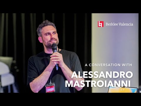A Conversation With Alessandro Mastroianni MM ‘14  at Berklee Valencia