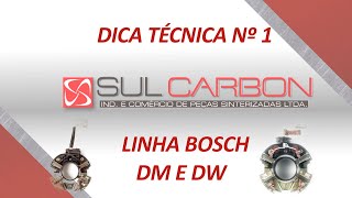 Dica Técnica 1: inovação SULCARBON na linha DW e DM Bosch