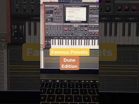 FAMOUS PRESETS #175: "Dune" Pt. 1 ... 🤖 you know both? 👀