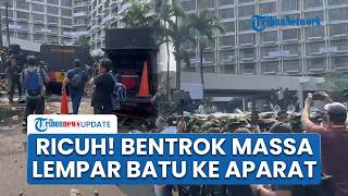 Detik-detik Eksekusi Hotel Sultan Ricuh, TNI-Polri Dilempari Batu & Bambu oleh Massa Simpatisan