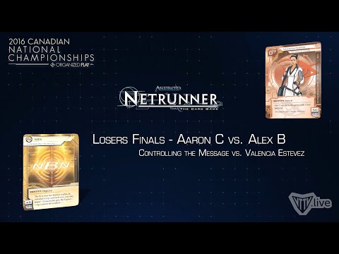 Android: Netrunner - 2016 Canadian Nationals - Losers Finals: CTM vs. Val