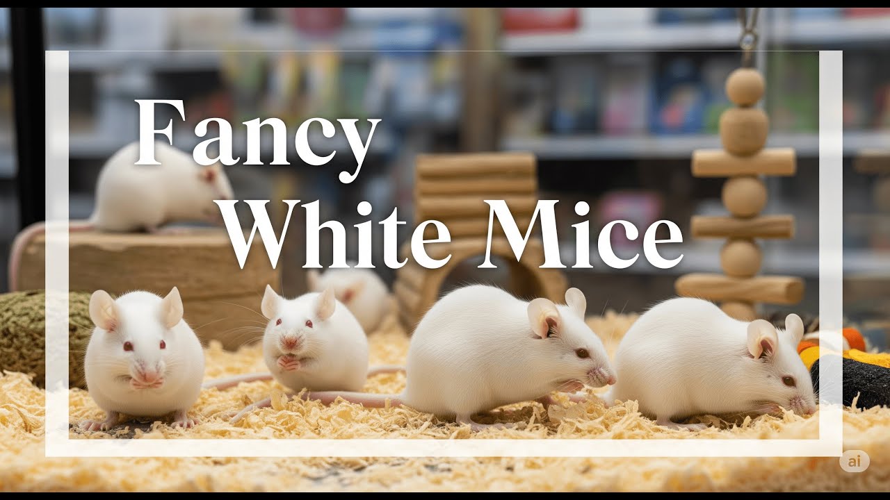 Fancy White Mice #Pets #Mice #Fancy #Whitemice #Fancymice #Fancywhitemice
