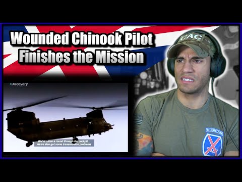 Wounded Chinook Pilot Finishes the Mission - Marine reacts