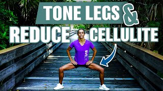 BEST Standing Exercises to TONE Legs & REDUCE Cellulite