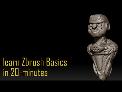Learn Zbrush in 20 mins !