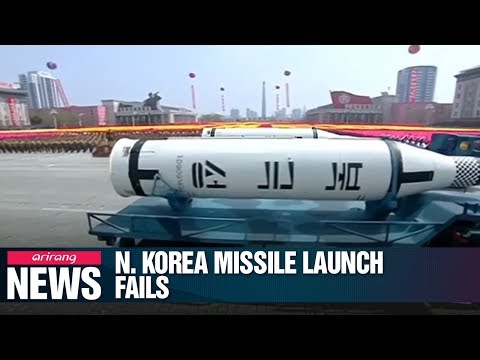 North Korea's attempted missile launch fails