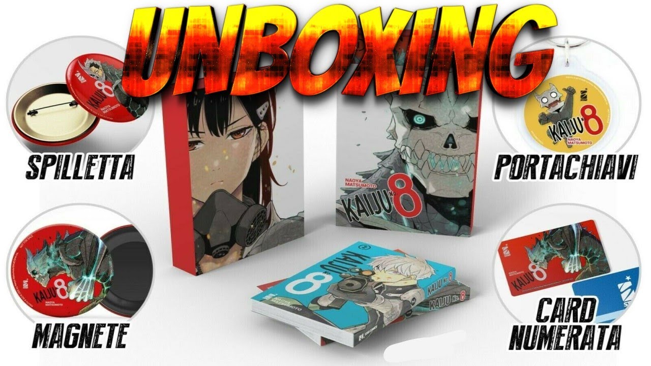 Unboxing Kaiju no. 8 MONSTROUS BOX (ITA)