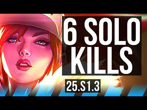 AKALI vs DIANA (MID) | 6 solo kills, Godlike, 11/3/6 | KR Master | 25.S1.3