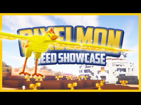 Minecraft Pixelmon Seed Showcase! "MOLTRES SHRINE!!"