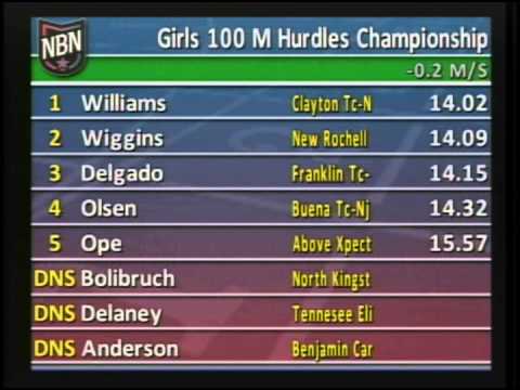 Girls 100m Hurdles Championship Heat 5 - New Balance Nationals Outdoor 2013