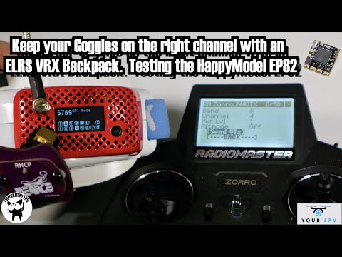 What's an ExpressLRS Backpack?  Taking a look at the HappyModel EP82.  Supplied by YourFPV