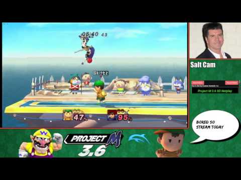 Project M 3.6 Netplay - SiLLyDJ(Ness,Wario) VS Jefe4AM(Roy) Dec 26th