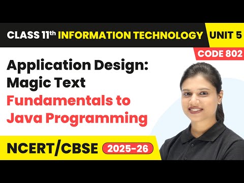 Class 11 Information Technology Book Overview Course Code 802