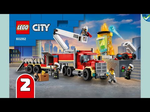 60282 Fire Command Unit LEGO® City Manual at the Brickmanuals Instruction Archive