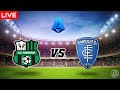 LIVE🔴:  Sassuolo vs Empoli  -  Serie A  -  LIVE with odds update