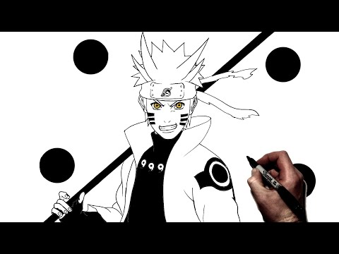 How To Draw Naruto (Sage Six Paths) | Step By Step ...