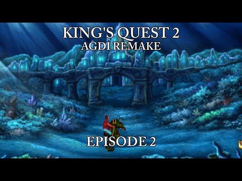 King's Quest II: Romancing the Stones Let's Play | AGDI Remake | Episode 2