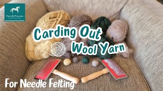 🧶 Can you card out wool yarn for needle felting to save some money? Is it worth the effort? 🧶