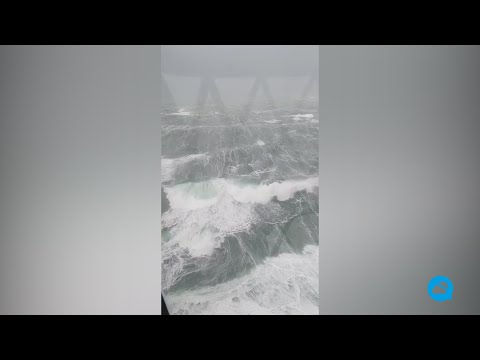 The scourge of Storm Barra from an Irish lighthouse