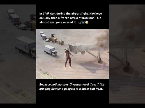 Civil War: Did You Spot Hawkeye’s Secret Freeze Arrow on Iron Man? 🏹❄️🔥