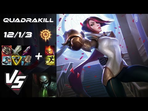 TOP Fiora vs Urgot [QUADRAKILL] - NA Grandmaster Patch 25.S2.8