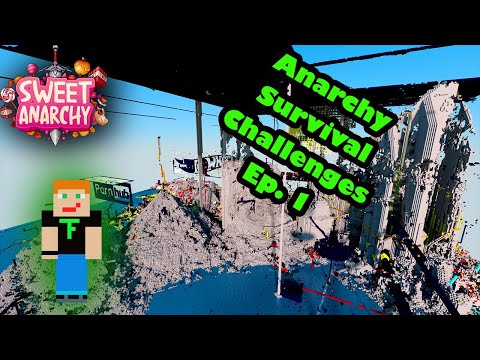 Minecraft Survival Challenges! Surprising players with challenges for kits Sweet Anarchy Server