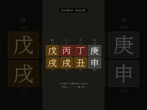 기계 안에는 일곱 개의 눈이 있다 | 알고리즘으로 푸는 사주 10