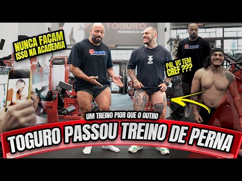 TOGURO PERSONAL DO BALESTRIN - O PIOR TREINO DE PERNAS DA VIDA DELE!