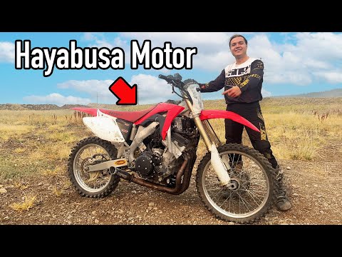 Building a Hayabusa Swapped Dirt Bike from Start to Finish!
