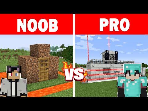 Best Of Minecraft - NOOB VS PRO BUILD CHALLENGE