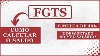 Como Calcular O FUNDO DE GARANTIA - FGTS 2025 ( Fácil )