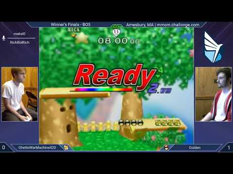 MMOM143 SSBM - GWM420 (Fox) vs. Golden (C. Falcon) - Melee WF