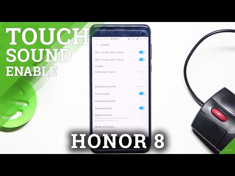 How to Enable / Disable Touch Sounds in Honor 8?