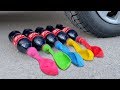 Crushing Crunchy Soft Things By Car EXPERIMENT Car Vs Coca Cola With Balloons