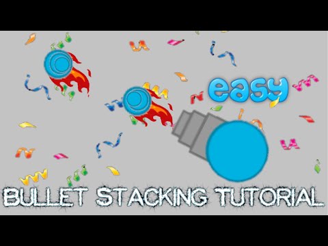 Predator Bullet stacking tutorial | Diep.io | + EPIC kills !!
