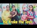 He broke the Toys 🧸 | comedy video | funny video | Prabhu Sarala lifestyle